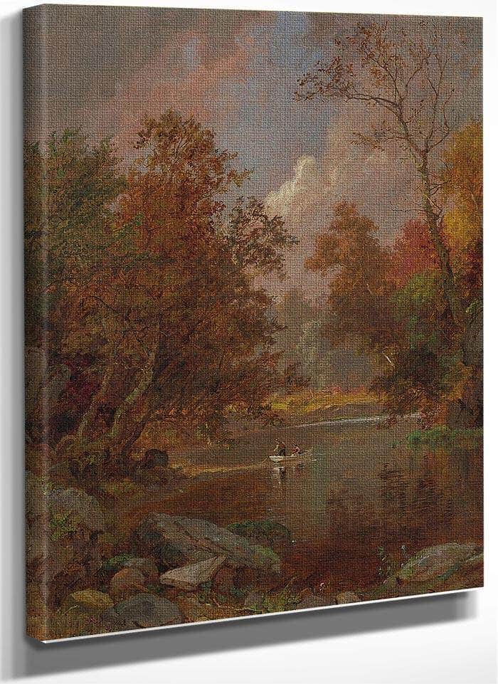 Autumn On The River By Jasper Francis Cropsey Fine Art Print