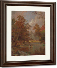 Autumn On The River By Jasper Francis Cropsey Fine Art Print