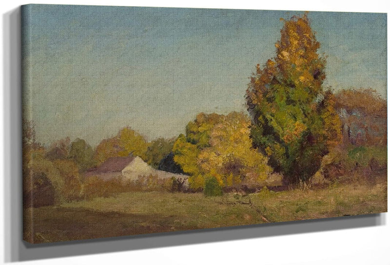 Autumn Scene By Theodore Clement Steele Fine Art Print