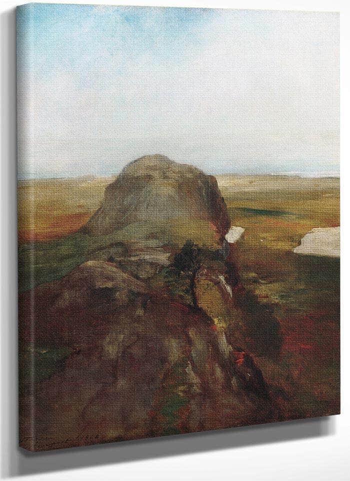 Autumn Study View Over Hanging Rock Newport Ri By John La Farge Fine Art Print