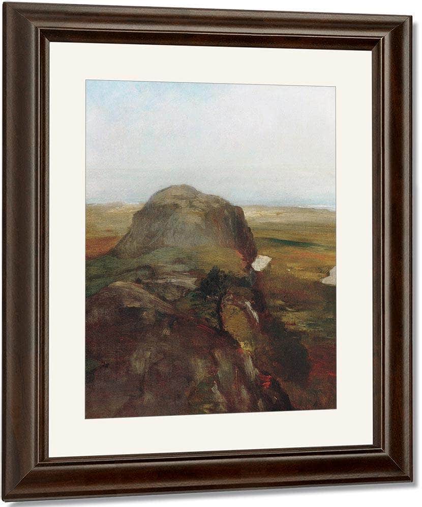Autumn Study View Over Hanging Rock Newport Ri By John La Farge Fine Art Print