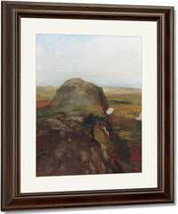 Autumn Study View Over Hanging Rock Newport Ri By John La Farge Fine Art Print