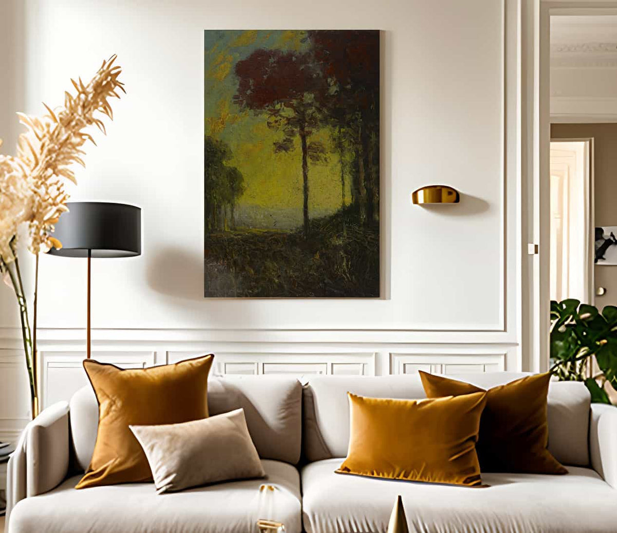 Autumn Sunset By Julian Onderdonk Fine Art Print