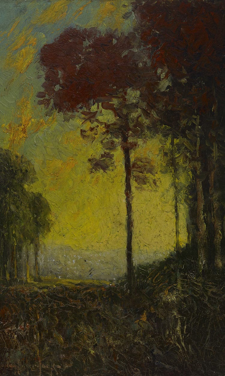 Autumn Sunset By Julian Onderdonk Fine Art Print