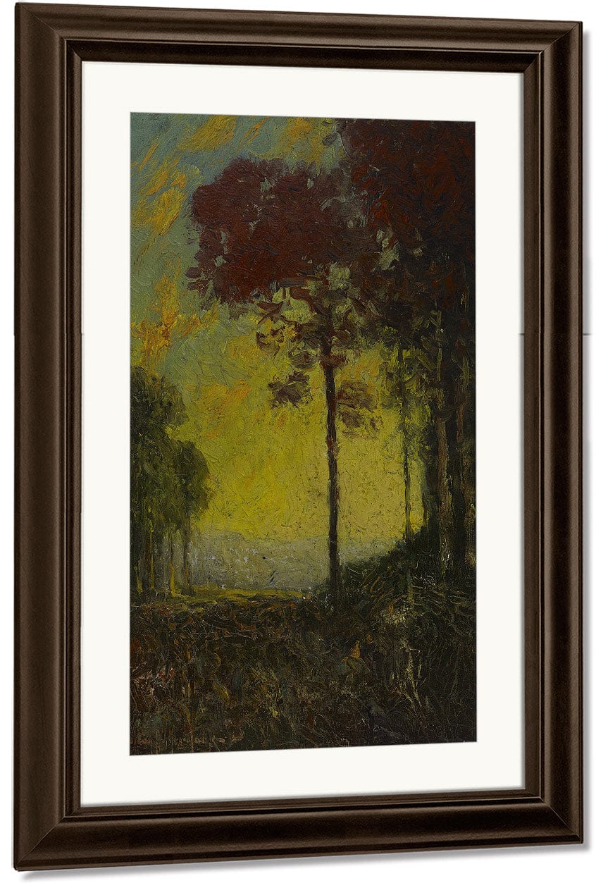 Autumn Sunset By Julian Onderdonk Fine Art Print