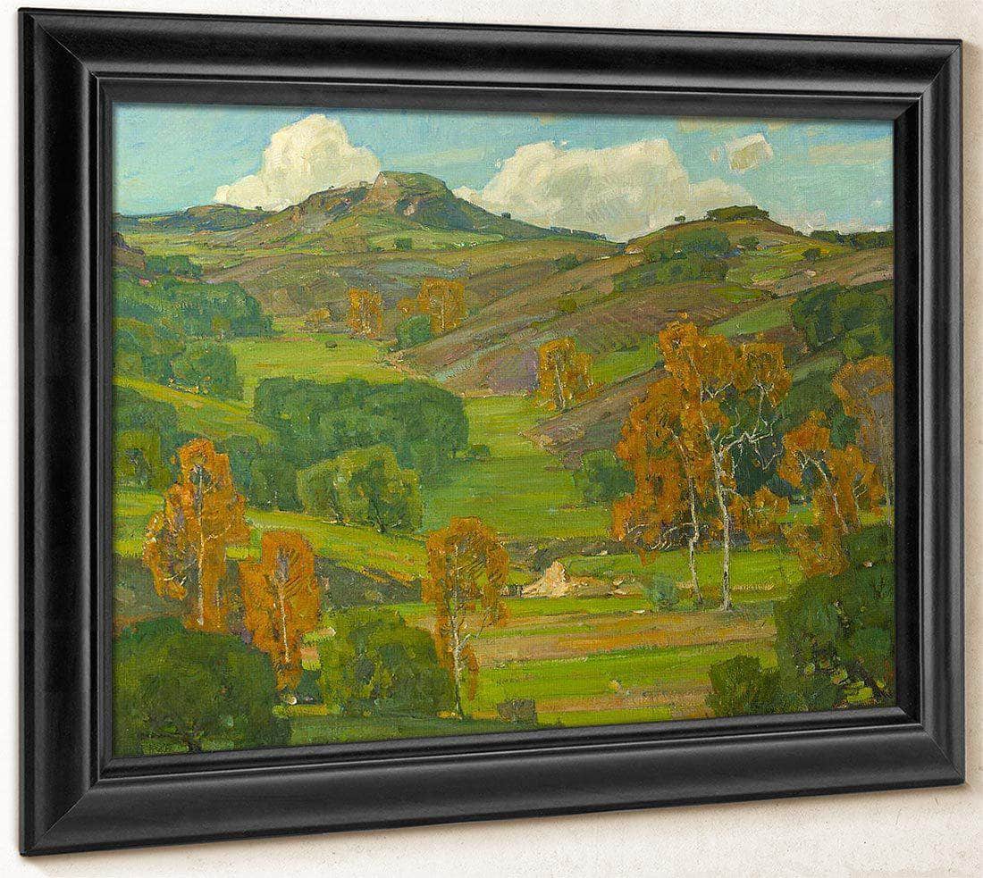 Autumn Sycamores By William Wendt Fine Art Print