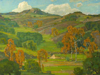 Autumn Sycamores By William Wendt Fine Art Print