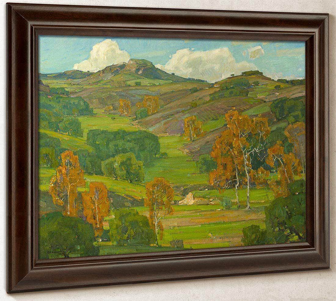 Autumn Sycamores By William Wendt Fine Art Print