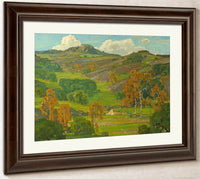 Autumn Sycamores By William Wendt Fine Art Print