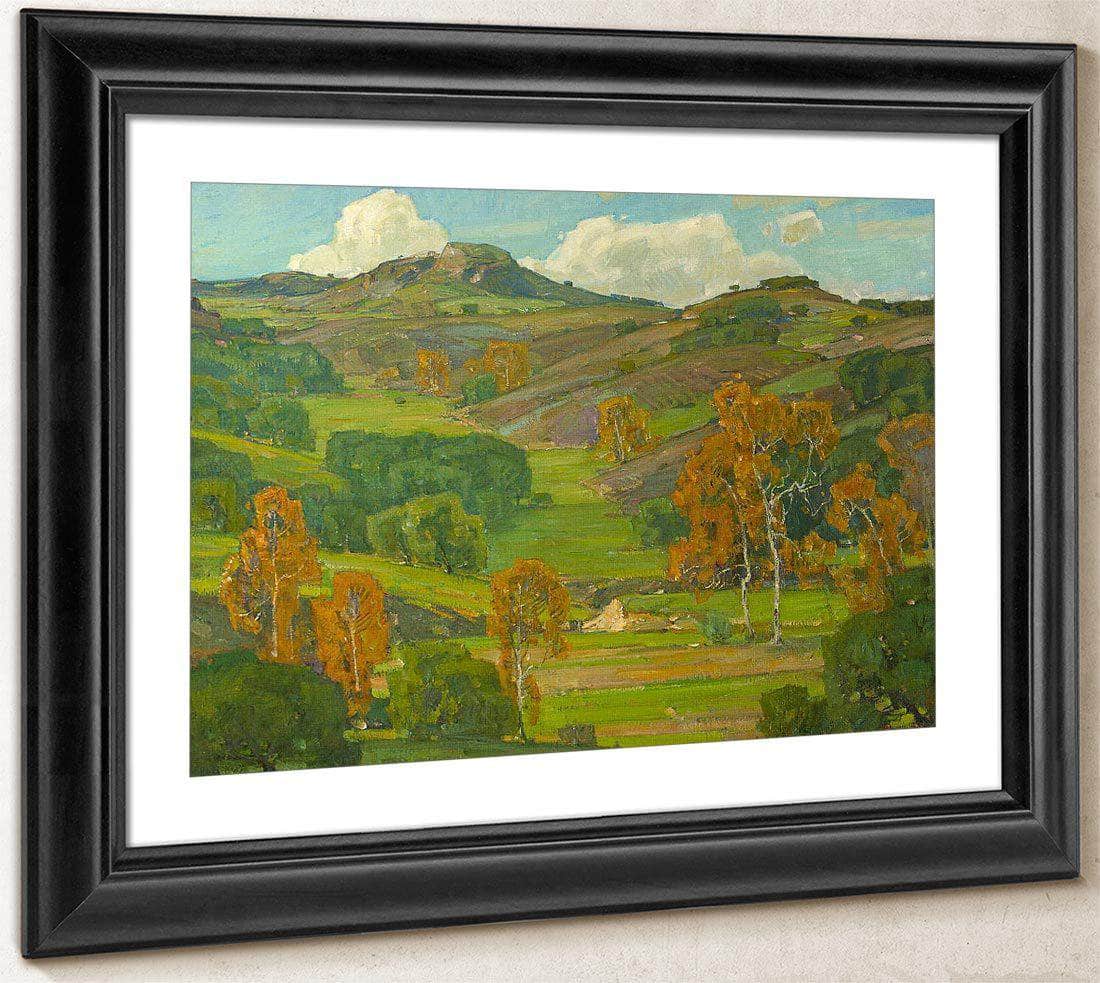 Autumn Sycamores By William Wendt Fine Art Print
