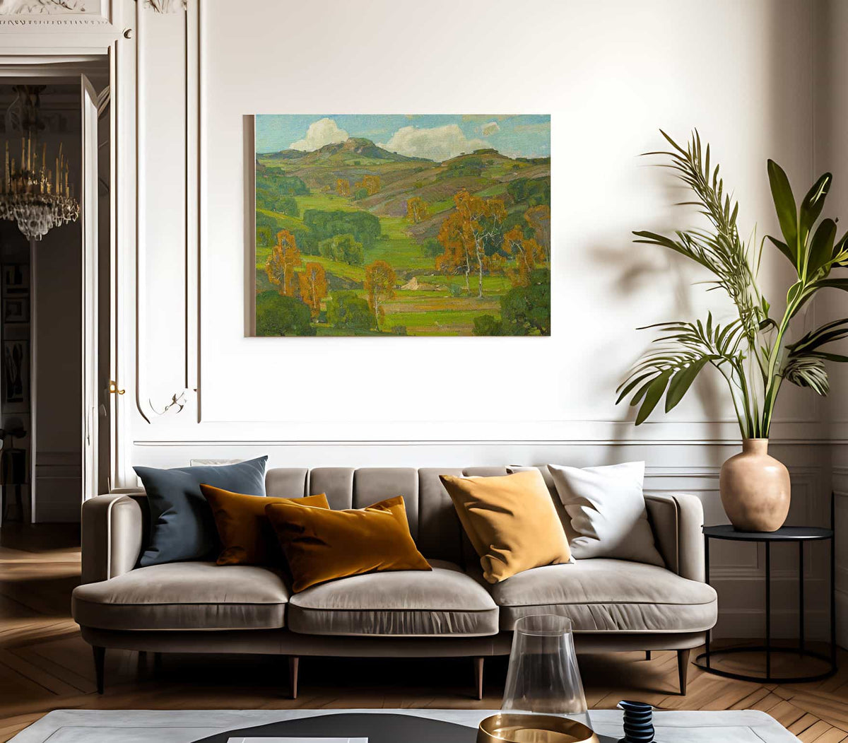 Autumn Sycamores By William Wendt Fine Art Print