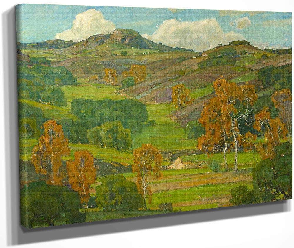 Autumn Sycamores By William Wendt Fine Art Print