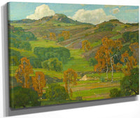 Autumn Sycamores By William Wendt Fine Art Print