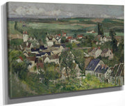Auvers Panoramic View By Cezanne Paul Fine Art Print