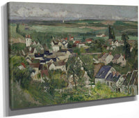Auvers Panoramic View By Cezanne Paul Fine Art Print