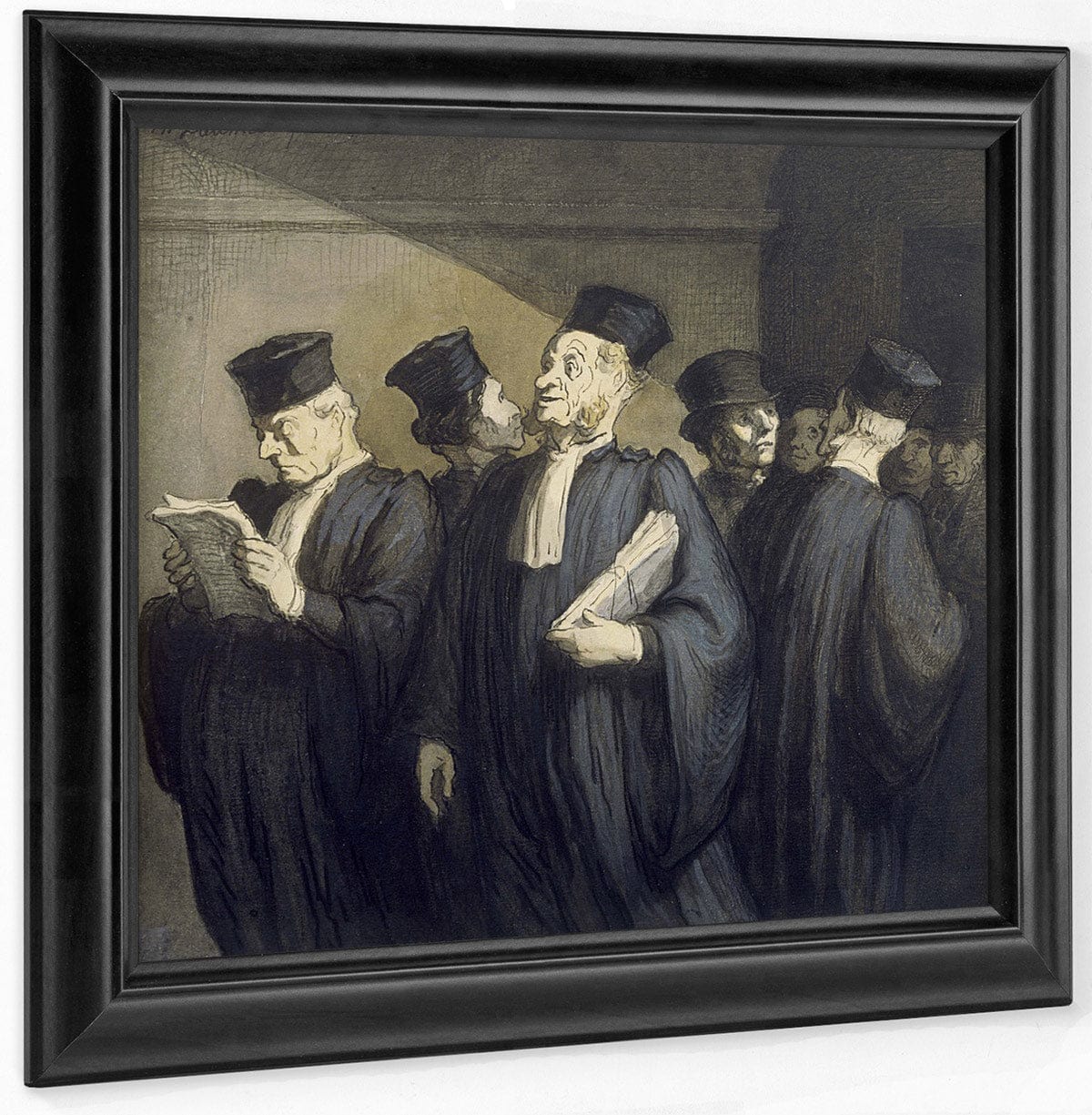 Avant L'audience 1 By Honore Daumier Fine Art Print