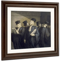 Avant L'audience 1 By Honore Daumier Fine Art Print