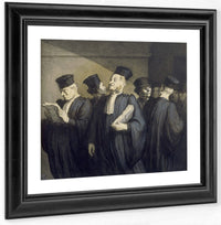 Avant L'audience 1 By Honore Daumier Fine Art Print