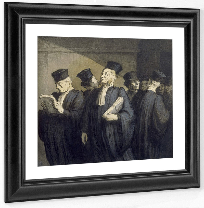 Avant L'audience 1 By Honore Daumier Fine Art Print