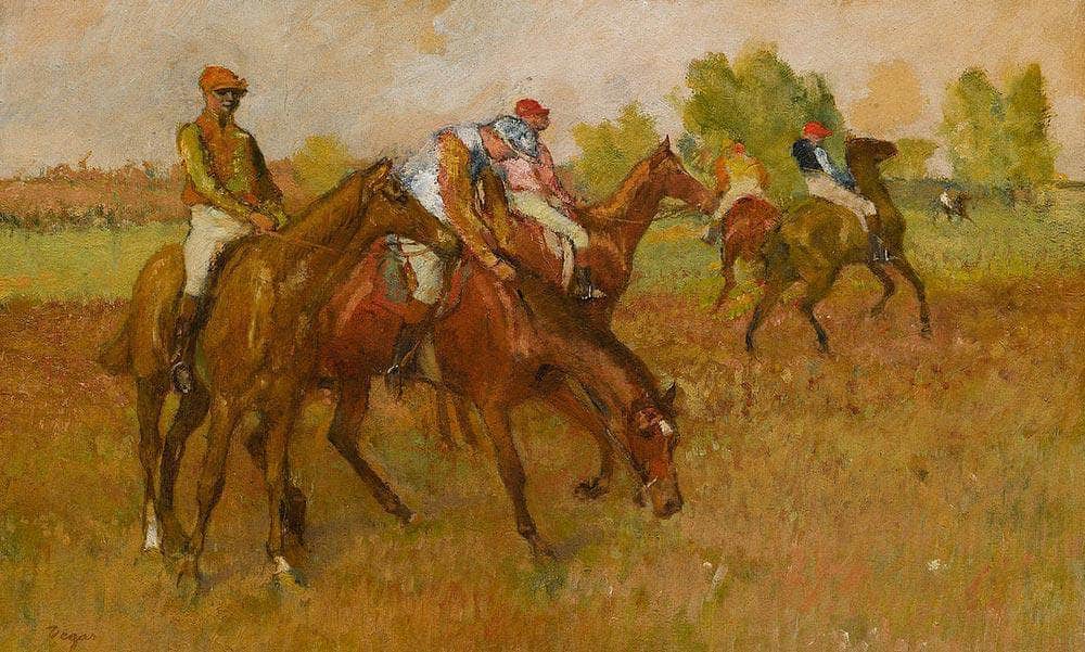 Avant La Course By Robert Reid Fine Art Print