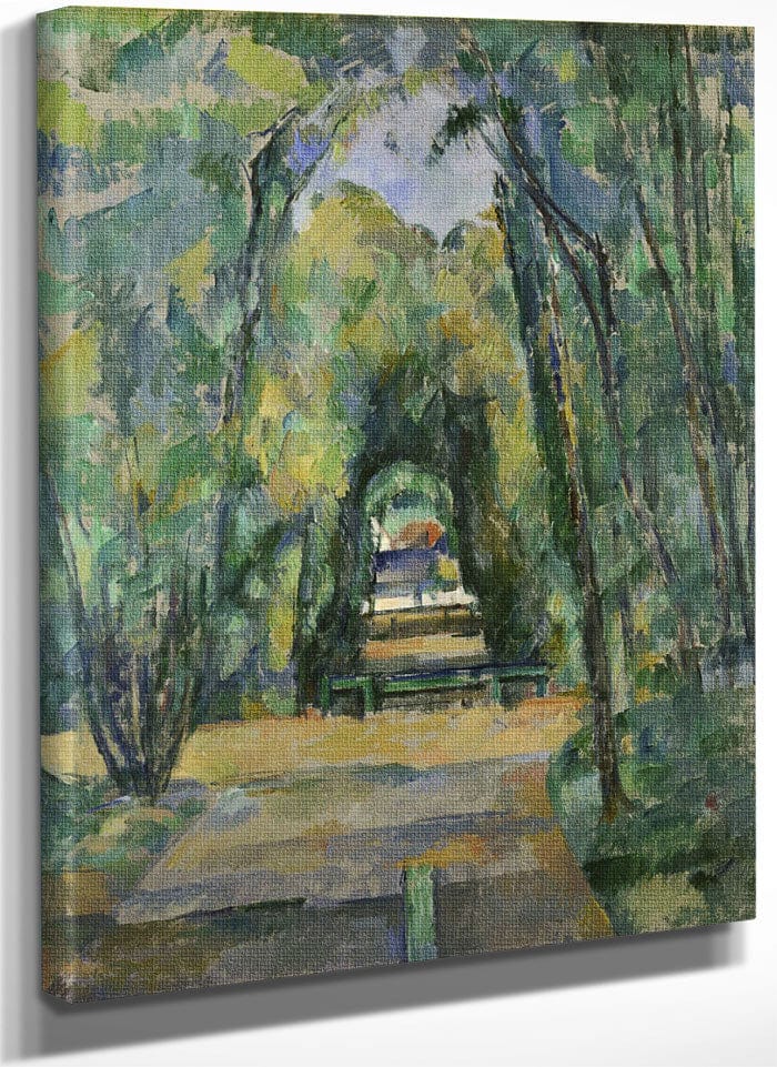 Avenue At Chantilly By Paul Cezanne Fine Art Print