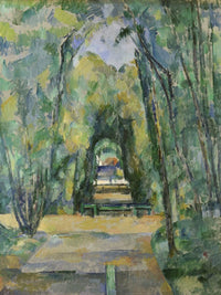Avenue At Chantilly By Paul Cezanne Fine Art Print