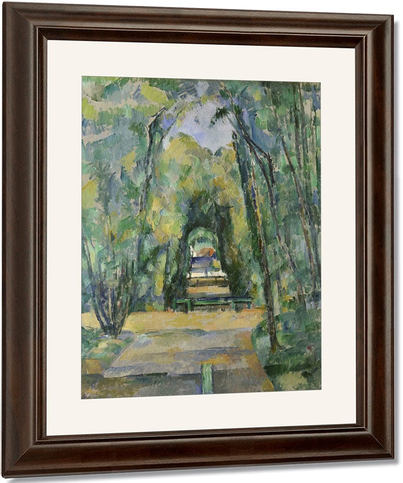Avenue At Chantilly By Paul Cezanne Fine Art Print