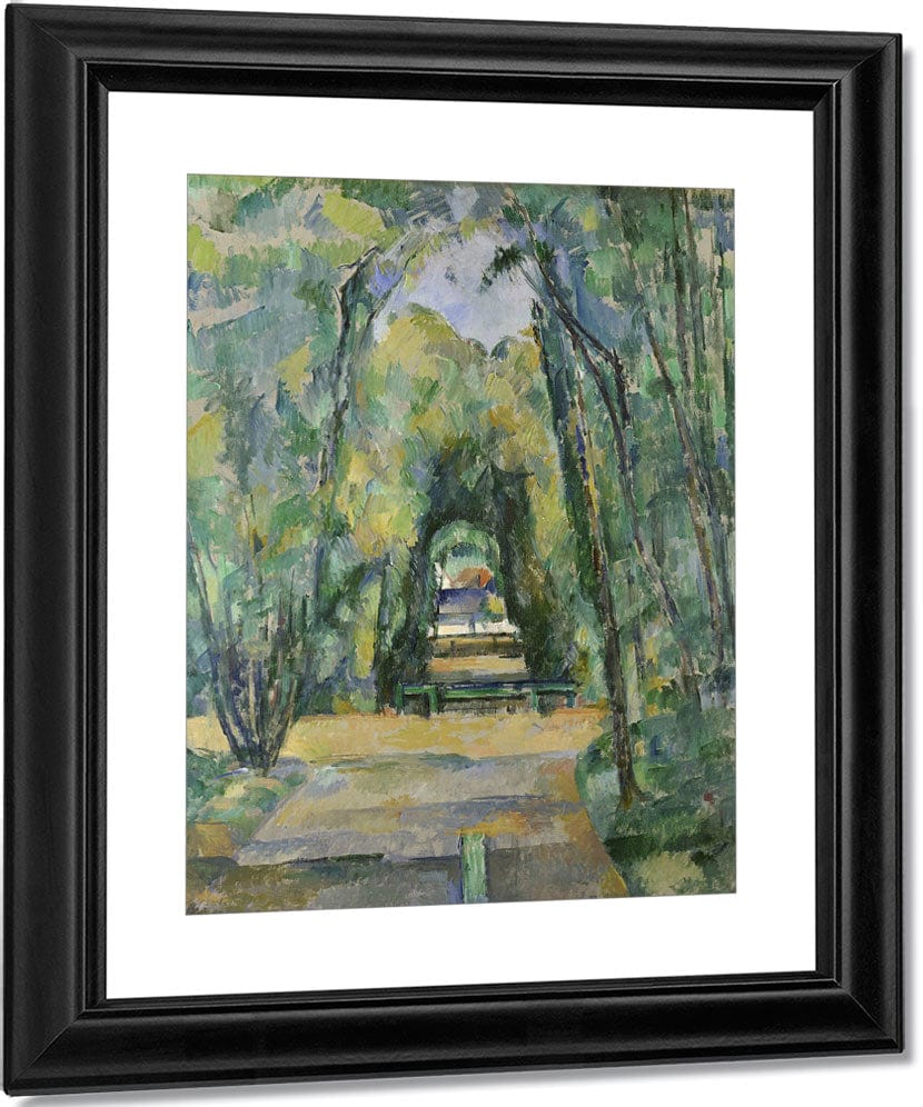 Avenue At Chantilly By Paul Cezanne Fine Art Print