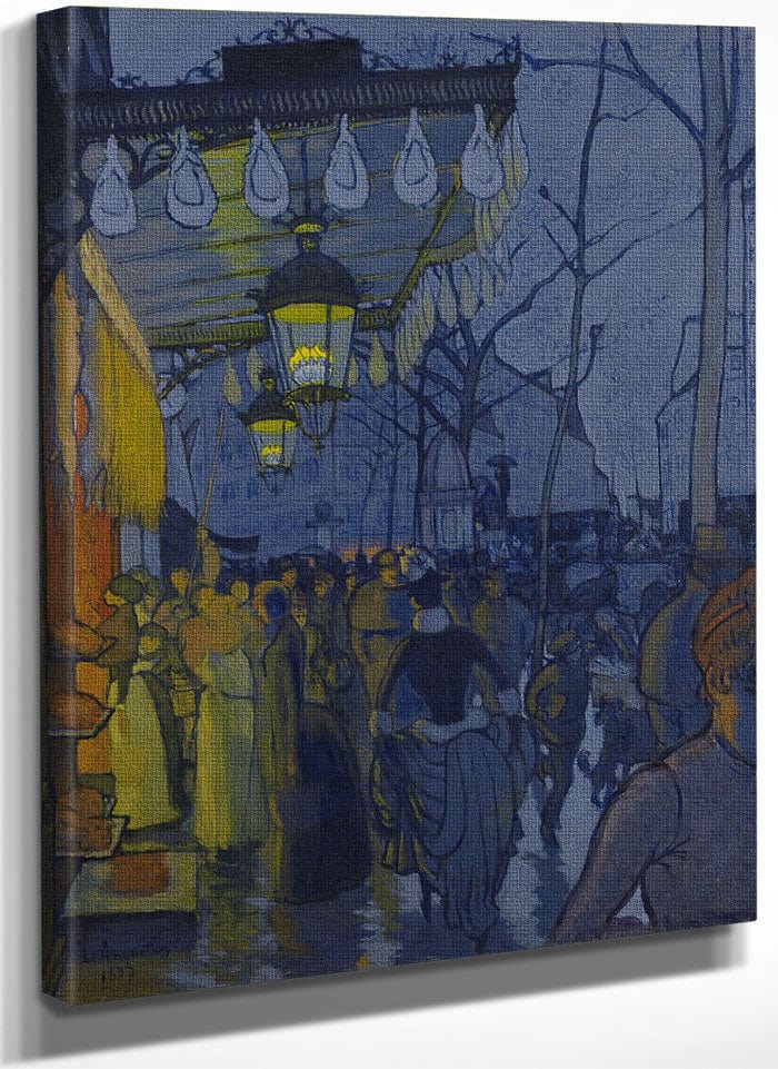 Avenue De Clichy By Louis Anquetin Fine Art Print