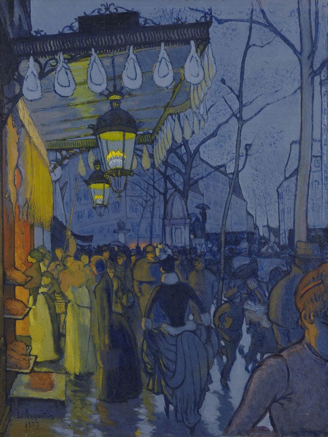 Avenue De Clichy By Louis Anquetin Fine Art Print