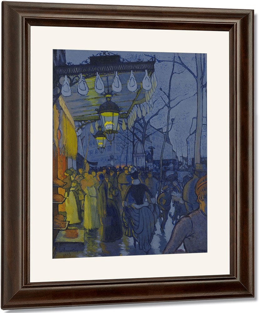 Avenue De Clichy By Louis Anquetin Fine Art Print
