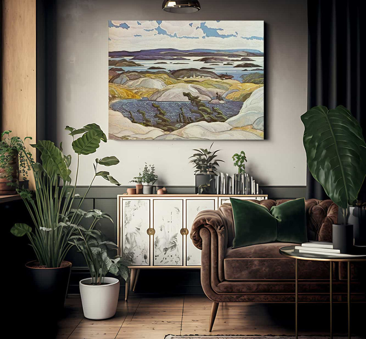 Ba Of Ilsnad By Frank Carmichael Fine Art Print