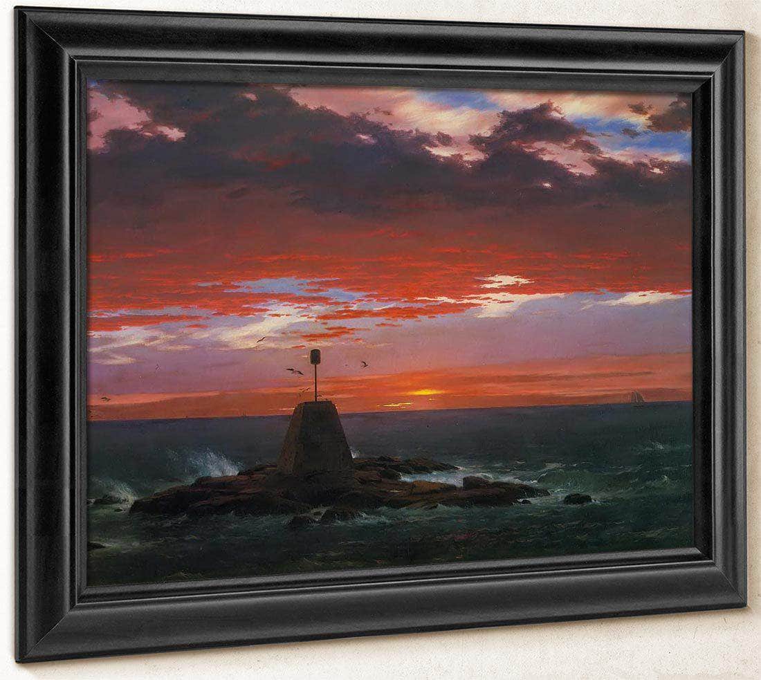 Baacon Off Mount Desert Island By Fredric Edwin Church Fine Art Print