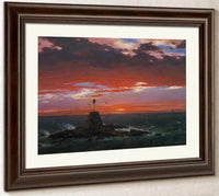 Baacon Off Mount Desert Island By Fredric Edwin Church Fine Art Print