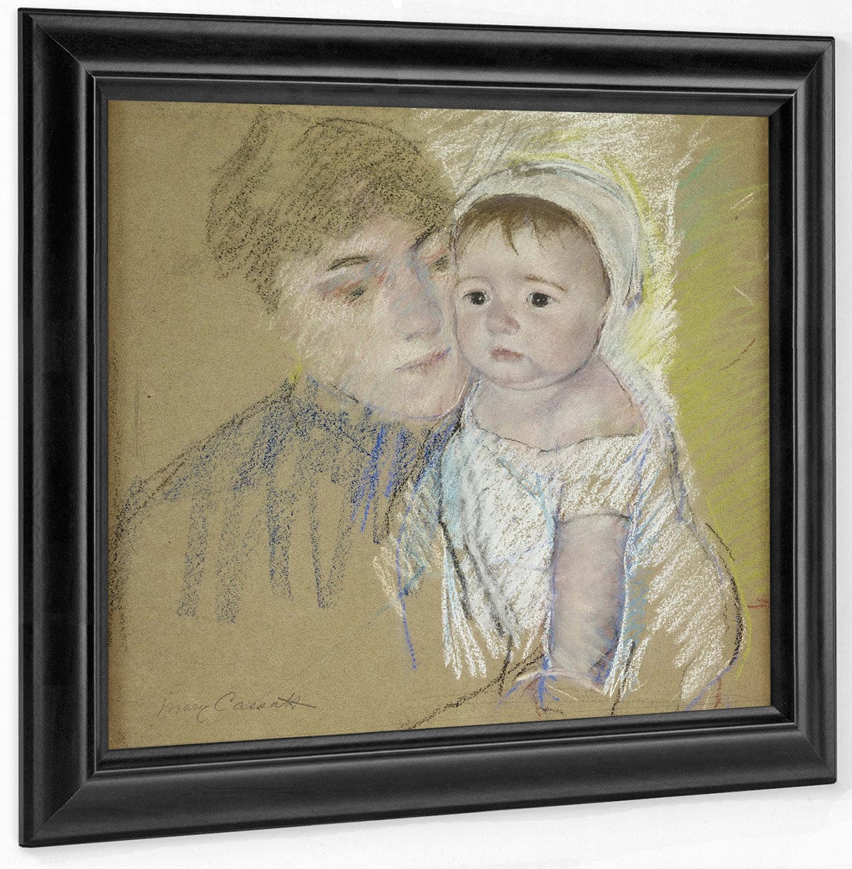 Baby Bill In His Cap And Shift, Held By His Nurse By Mary Cassatt Fine Art Print