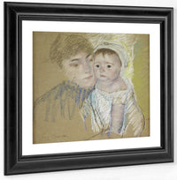 Baby Bill In His Cap And Shift, Held By His Nurse By Mary Cassatt Fine Art Print