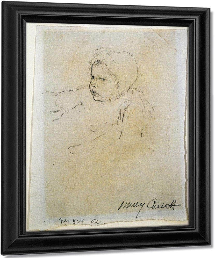 Baby By Cassatt Mary Fine Art Print