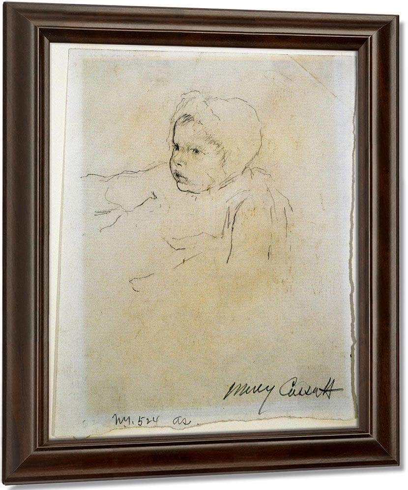 Baby By Cassatt Mary Fine Art Print