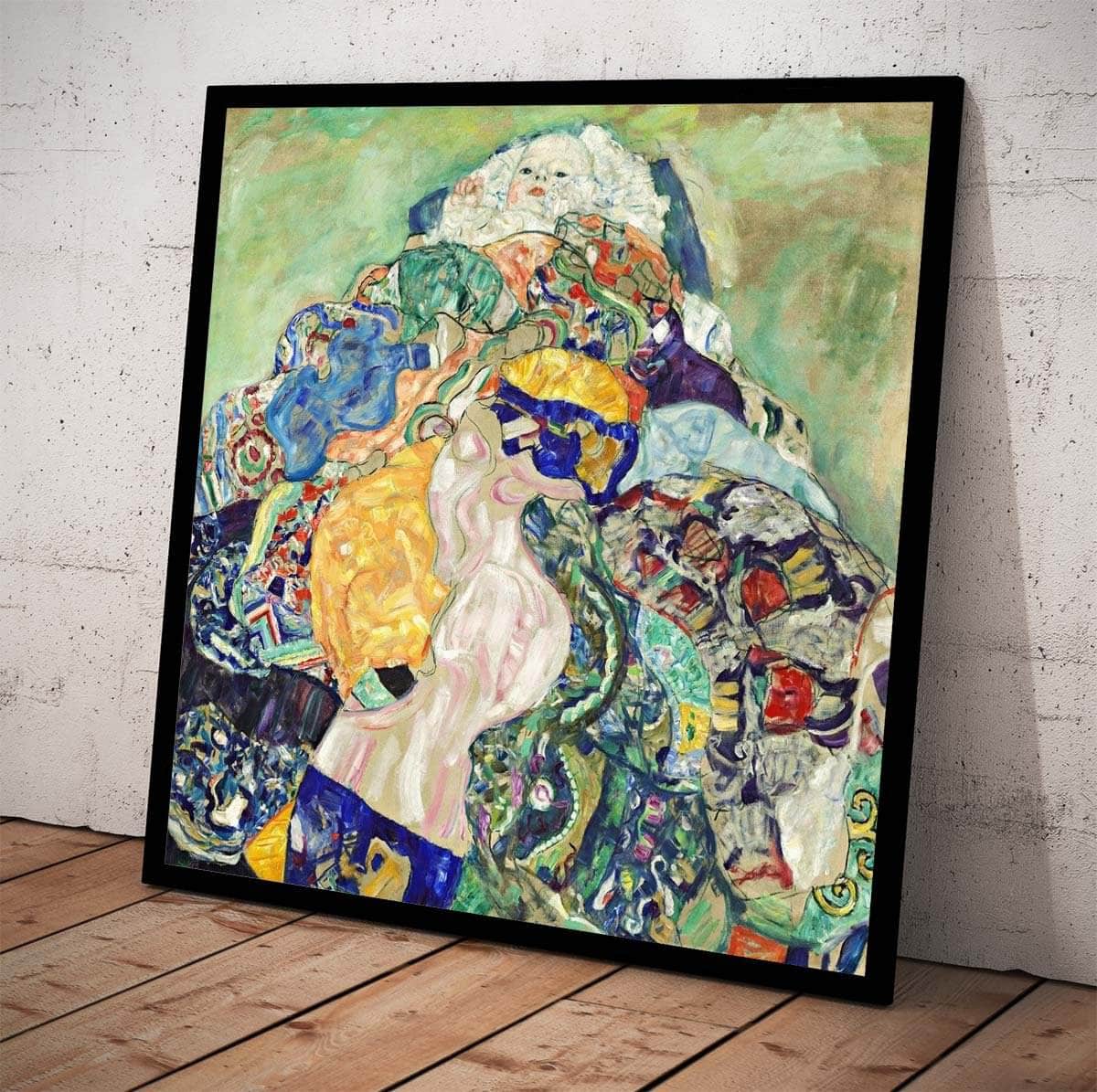 Baby Cradle Painting Gustav Klimt Canvas Art Fine Art Print