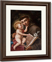 Baby Jesus And St Anthony Of Padua 1656 By Elisabetta Sirani Fine Art Print