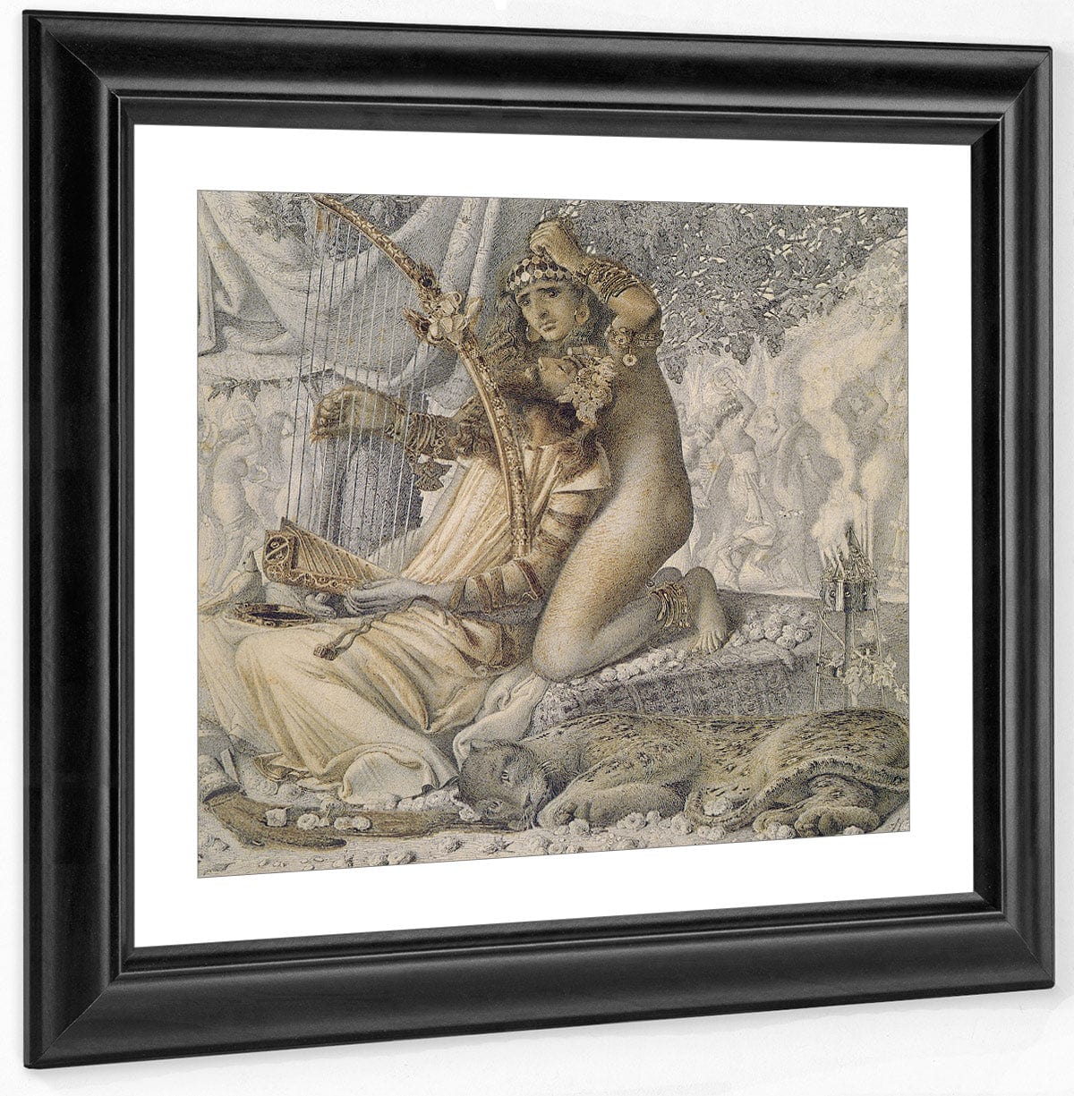 Babylon Hath Been A Golden Cup 1859 By Simeon Solomon Fine Art Print