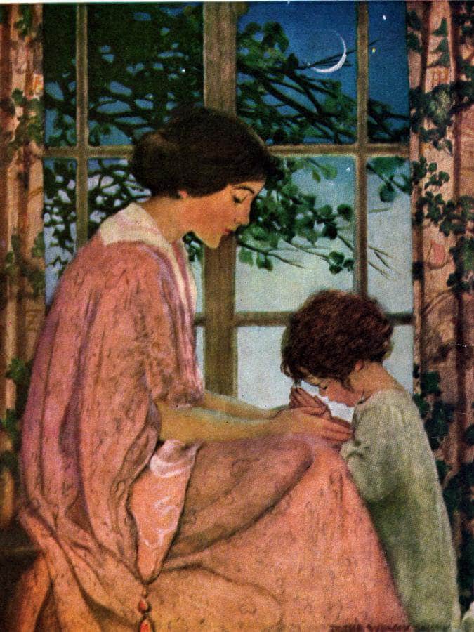 Babys Prayer By Jessie Willcox Smith Fine Art Print