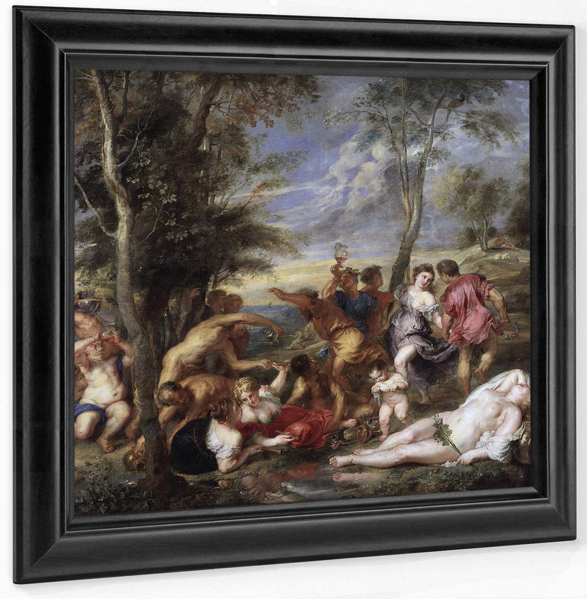 Bacchanal At Andros By Peter Paul Rubens Fine Art Print