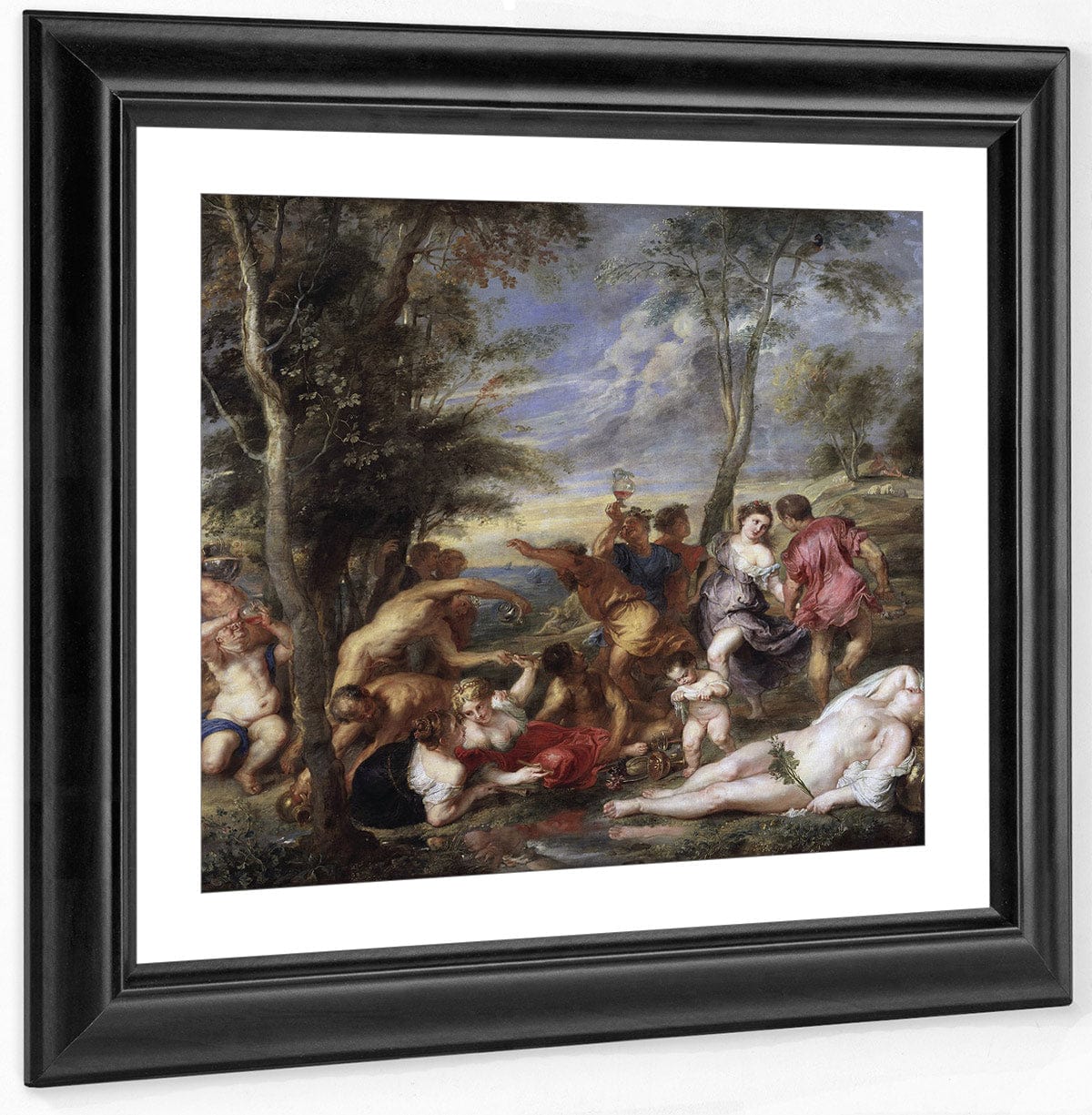 Bacchanal At Andros By Peter Paul Rubens Fine Art Print