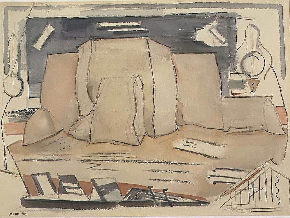 Back Of Ranchos Church By John Marin Fine Art Print