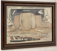 Back Of Ranchos Church By John Marin Fine Art Print