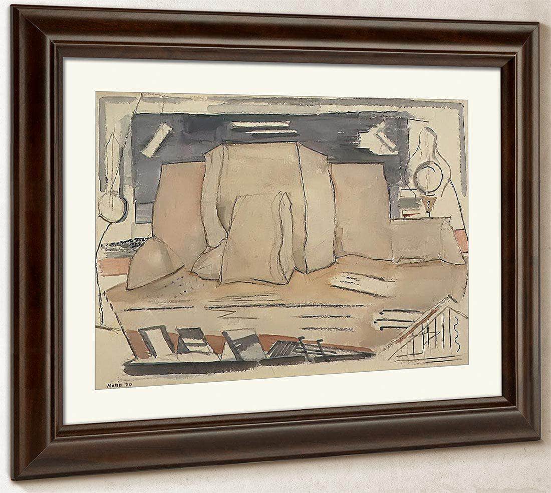 Back Of Ranchos Church By John Marin Fine Art Print