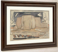 Back Of Ranchos Church By John Marin Fine Art Print