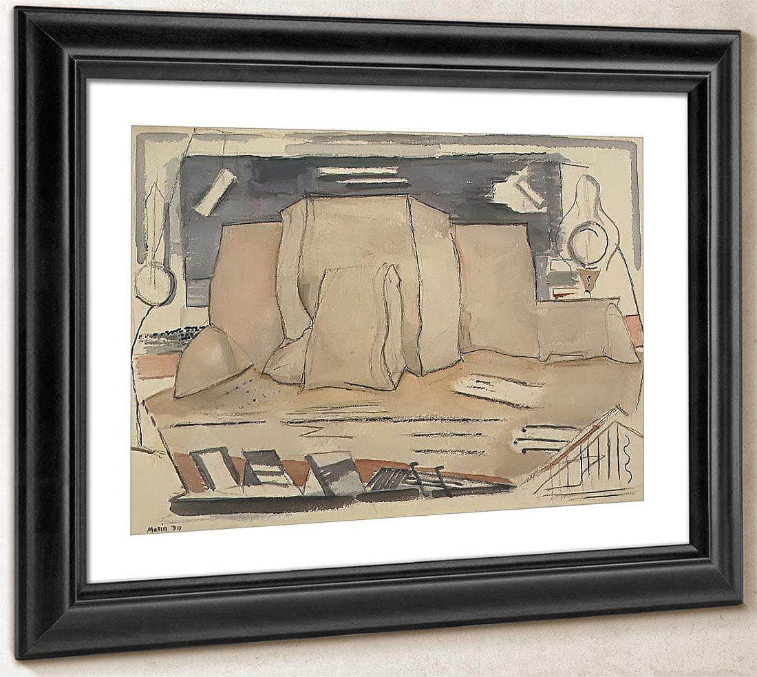 Back Of Ranchos Church By John Marin Fine Art Print