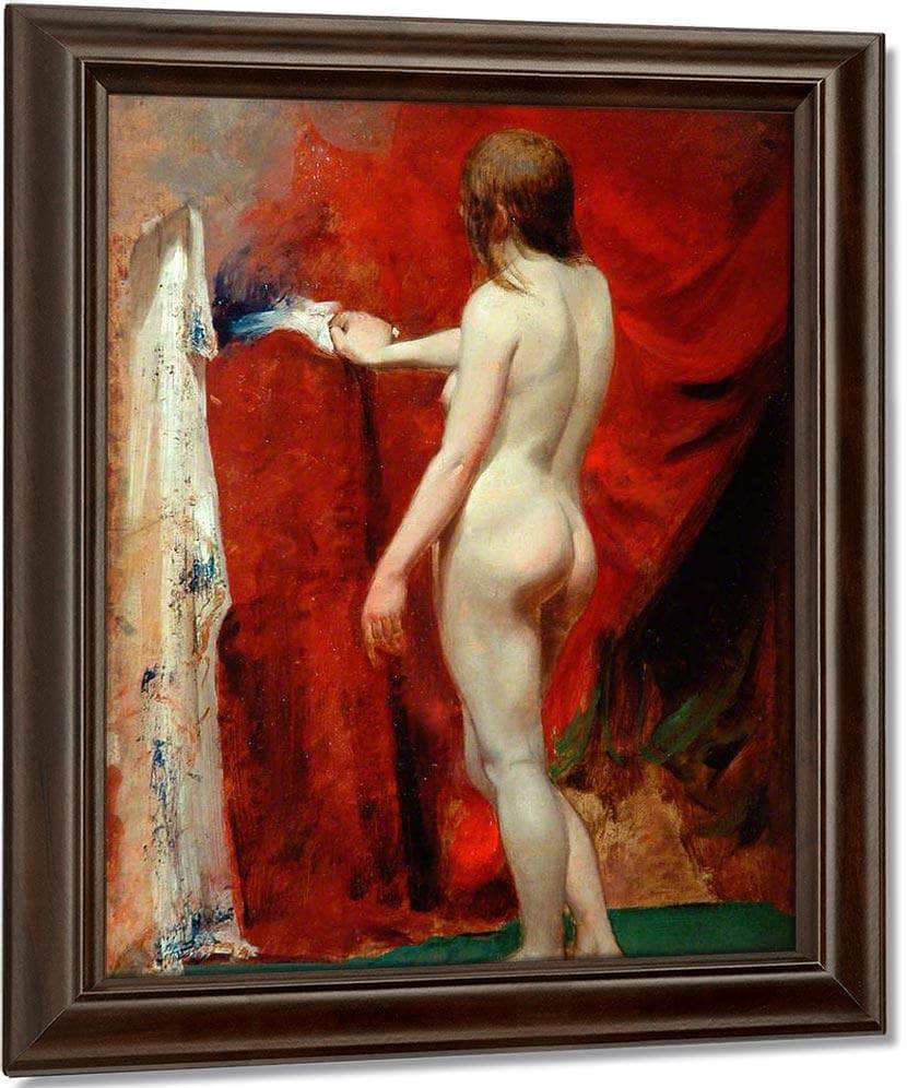 Back View Of A Woman By William Etty Fine Art Print